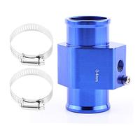 Adaptador Sensor Temperatura Agua, Precisión y Durabilidad, Adaptador Manguera Radiador 26-40MM, Azul para Mecánicos, Mantenimiento Diario y Mejora Rendimiento Vehículo