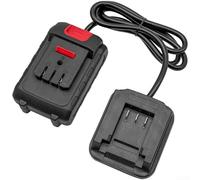 Adaptador separador de herramientas eléctricas para herramientas de batería de litio Dayi con gancho para la cintura y cable de extensión de 1,04 metros, color negro