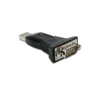 Adaptador Serie - DeLock - USB2.0 - USB - RS-232 - Negro