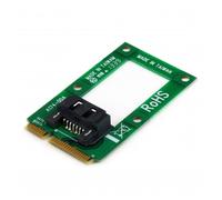 StarTech.com Adaptador mSATA a SATA para Disco Duro o SSD - Tarjeta Conversora Mini SATA a SATA