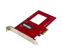 Startech Adapter U.2 To Pcie 2.5´´ U.2 Nvme Ssd One Size Red