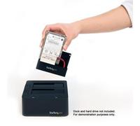 Adaptador Startech SAT2IDEADP SATA a IDE para discos duros 2,5" y 3,5" metálico negro