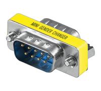 Adaptador sub-d9 macho a subd9 macho 9 pin