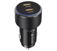 Adaptador Swissten Car Charger 2X USB-C PD, 50W + cabel USB-C / USB-C, 1 m