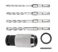 Adaptador Taladro Percutor - Metal De Liberación Rápida | Convertidor De Broca De Impacto | Proporciona Conversión De Eléctrico A Taladro Para Carpintería, Plomería, Construcción Y Renovación