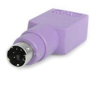 Adaptador Teclado USB a conector PS/2 PS2 MiniDIN - Hembra USB - Macho Mini-DIN