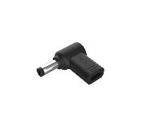 adaptador tip cargador conceptronic usb-c a dc asusuniversal 5.5x2.5mm 18-20v