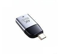 Adaptador tipo C 4K 60Hz para portátiles y dispositivos móviles. Cuerpo de aluminio soporta duplicación de pantalla y pantalla extendida para trabajo y entretenimiento