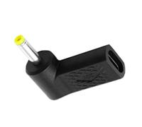 Adaptador Tipo C a CC, Adaptador de Carga de Alta compatibilidad, Enchufe de Anillo, Enchufe de Barril a Adaptador USB C, Adaptador de Cargador de Conector de Carga Compacto para Viajes de Trabajo en