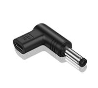 Adaptador tipo C a CC - Adaptador USB tipo C a CC | 15 V tipo C USB C a CC PowerPlug, tipo C hembra a 5,5 x 2,5 mm, 5,2 x 2,1 mm, 4,8 x 1,7 mm, 4,0 x 1,7 mm, 3,5 x 1,35 mm, 3,0 x 1,1 mm Dc adaptador