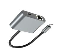 Adaptador tipo C a Gigabit Ethernet tipo C a RJ45 para transferencia de datos de 1000 Mbps y conexión estable