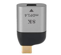 Adaptador Tipo C a Mini DP, Adaptador Tipo C Adaptador Tipo C Macho a Mini DP, Carcasa de Aleación de Aluminio Plug and Play para Windows