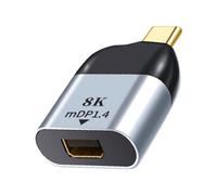 Adaptador tipo C a mini DP, convertidor USB C a mini Display Port para Thunderbolt 3 8K 4K 60Hz MDP para MacBook iPad Pro 2020