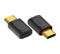 Adaptador tipo C a tipo C 8K | Adaptador de 40 Gbps 240 W para computadora | Carga rápida para tabletas y teléfonos celulares para camping, hogar, escuela, viajes, viajes de negocios
