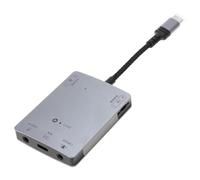 Adaptador tipo C Convertidor de tarjeta de sonido sin pérdidas de sonido para/carga/transmisión en vivo/