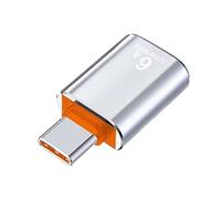 Adaptador tipo C - Convertidor USB 3.1, material de aleación de aluminio duradero, portátil, fácil de usar con puerto tipo C macho a USB hembra, archivos de transferencia de teclado y mouse