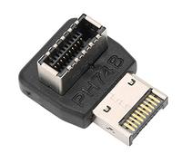 Adaptador Tipo E de ángulo Recto, USB3.1 Adaptador de Placa Base de computadora de 90 Grados Adaptador de Panel Frontal USB para Caja de PC Gestión de Cables de encabezado Interno (PH74B)