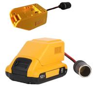 Adaptador TONSIM de 12 V para batería Dewalt de 12 V - Conector de Encendedor para refrigeradores, compresores y Dispositivos de Coche
