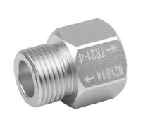 Adaptador TR21-4 a W21.8-14 para cilindro de soda, convertidor de rosca de aleación de aluminio para botellas y bebidas Sodastream