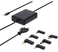 Adaptador/Transformador GaN universal de 65 W (negro) - NEDIS