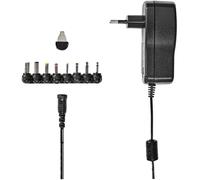 Adaptador/Transformador Universal 3 - 12V DC 18W (Negro) - NEDIS