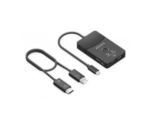 Adaptador/transmisor de vídeo inalámbrico usb tipo-c - hdmi aisens aswl-h2kdc30m05-bk/ 100w