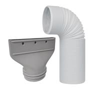 Adaptador Tubo Aire Acondicionado Portatil, Conector De Tubo Adaptador Para Aire Acondicionado, Compatible Con Acoplador De Tubos De Ventilación Para Garaje, Sala De Estar Interior, Lugar De Trabajo