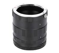 Adaptador Tubo de Extensión Macro de Metal Negro para E Mount, 5 Piezas - Ultra Macro para Fotografía de Cercanía, Compatible con Cámaras Sin Espejo