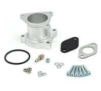 Adaptador Tubo Escape Kit Tubos Aluminio Para Válvulas Coche 2.0Tdi Color Plateado Para Seat Para Ibiza Para León Para Toledo Para Altea(Plata)