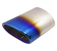 Adaptador Tubo Escape Para BMW Serie 3 318 E90 E91 320d 318d 318i E92 E93 X3 F25 20i 28i E83 2.0i Boquilla Escape Plateada Para Coche(Azul)