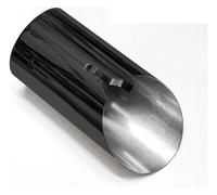 Adaptador Tubo Escape Silenciador Escape Para BMW F20 F21 F22 F23 F30 F31 F34 GT 3 F32 F33 F36 Serie 2/3/4 Boquilla Acero Inoxidable Color Plateado Unidades(Black 1PCS)