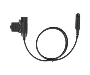 Adaptador U94PTT resistente al agua y a la humedad, botón pulsador táctico para radios Baofeng, conector multipin, gran durabilidad, comunicación