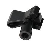 Adaptador universal de soporte de clip de micrófono, soporte de peso para micrófonos de condensador de mesa inalámbricos con cable, práctico soporte de montaje de abrazadera para discurso de escenario