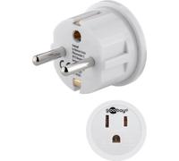 Adaptador Universal de Viaje Enchufe USA/Japón a Enchufes Europeos Schuko