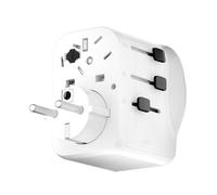 Adaptador universal Muvit For Change 2 USB-C PD 45W 1 USB-A blanco