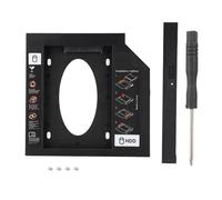 Adaptador universal SATA a SATA2nd SSD HDD para disco duro con diseño hueco, soporte de disco duro SATA de alto rendimiento para bahía óptica de