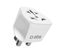 Adaptador de corriente universal para viajes en Reino Unido - Blanco