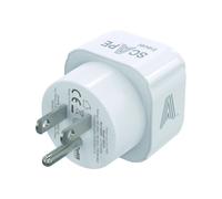 Adaptador Universal Scape Travel 850 Schuko CEE 7/7 a Tipo B USA 3pin 250V 15A 3450W