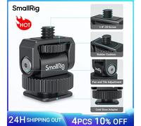 Adaptador Universal SmallRig Mini Cold Shoe a Tornillo de 1/4"-20 para Cámara, Teléfono, Jaula, Luz LED de Video, Compacto y Portátil -3577 Mini Soporte para Dispositivos Electrónicos