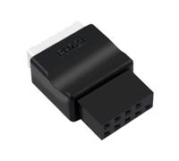 Adaptador USB 2.0 a tipo E de tamaño pequeño y velocidad rápida para placa base de escritorio, conversión de puerto de expansión de fácil instalación