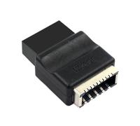 Adaptador USB 2.0 a tipo E para panel frontal para transferencia de datos sin problemas, adaptador de placa base de PC, conector de fácil instalación