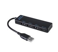Adaptador USB 2.0 de 4 puertos, estación de acoplamiento USB de 480 Mbps, transferencia de datos con 3 puertos USB 2.0, 1 tipo C, conexión funcional múltiple