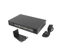 Adaptador USB 2.0 - LANBERG - RSGE-24P-2GE-2S-360 - 2 Puertos - Fast Ethernet - Blanco