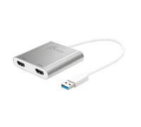 Adaptador USB 3.0 a Doble HDMI j5create JUA365-N para Varios Monitores