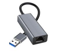 Adaptador USB 3.0 a Ethernet, concentrador de red portátil de 1 Gigabit, 10/100/1000 Mbps, adaptador de Internet USB 3.0 a RJ45 compatible con laptop, MacBook, Surface, PC con Windows, XP, Mac/Linux