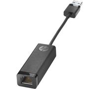 Adaptador USB 3.0 a Gigabit RJ45 - HP - Negro - Conectividad fiable - Ethernet por cable - USB-A