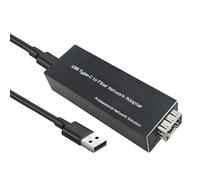 Adaptador USB 3.0 a SFP Gigabit Ethernet - Mini tarjeta de interfaz de red compatible con Windows/macOS/Linux, velocidad de transferencia rápida, dúplex completo/medio, Plug and Play, carcasa de metal