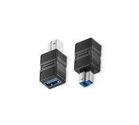 Adaptador USB 3.0 B Macho a A Hembra (USB-F) - Paquete de 2