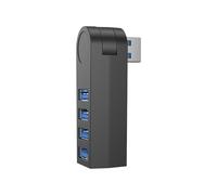 Adaptador USB 3.0 giratorio de 270 grados, 4 adaptadores USB para portátil