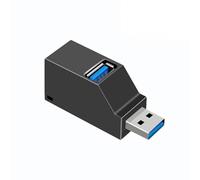 Adaptador USB 3.0 HUB Convertidor Mini Divisor Caja Extensora 3 Puertos Concentradores de Acoplamiento de Alta Velocidad Lector de Tarjetas de Disco Portátil USB para PC U